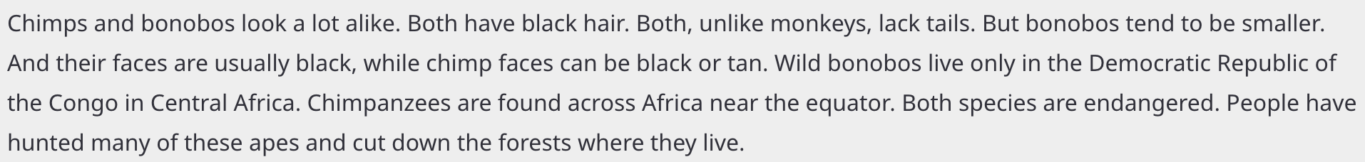 Paragraph with many characters