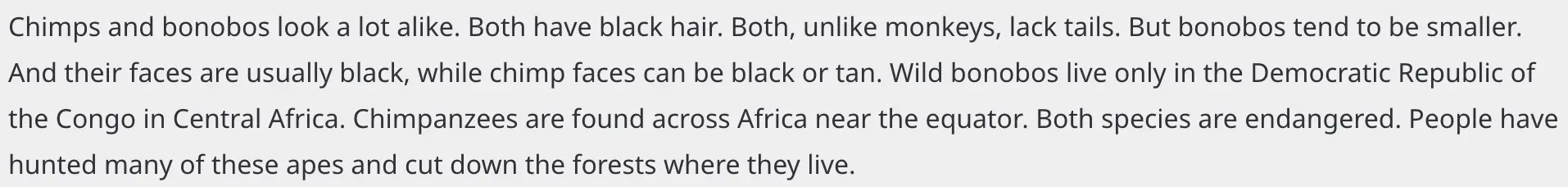 Paragraph with many characters