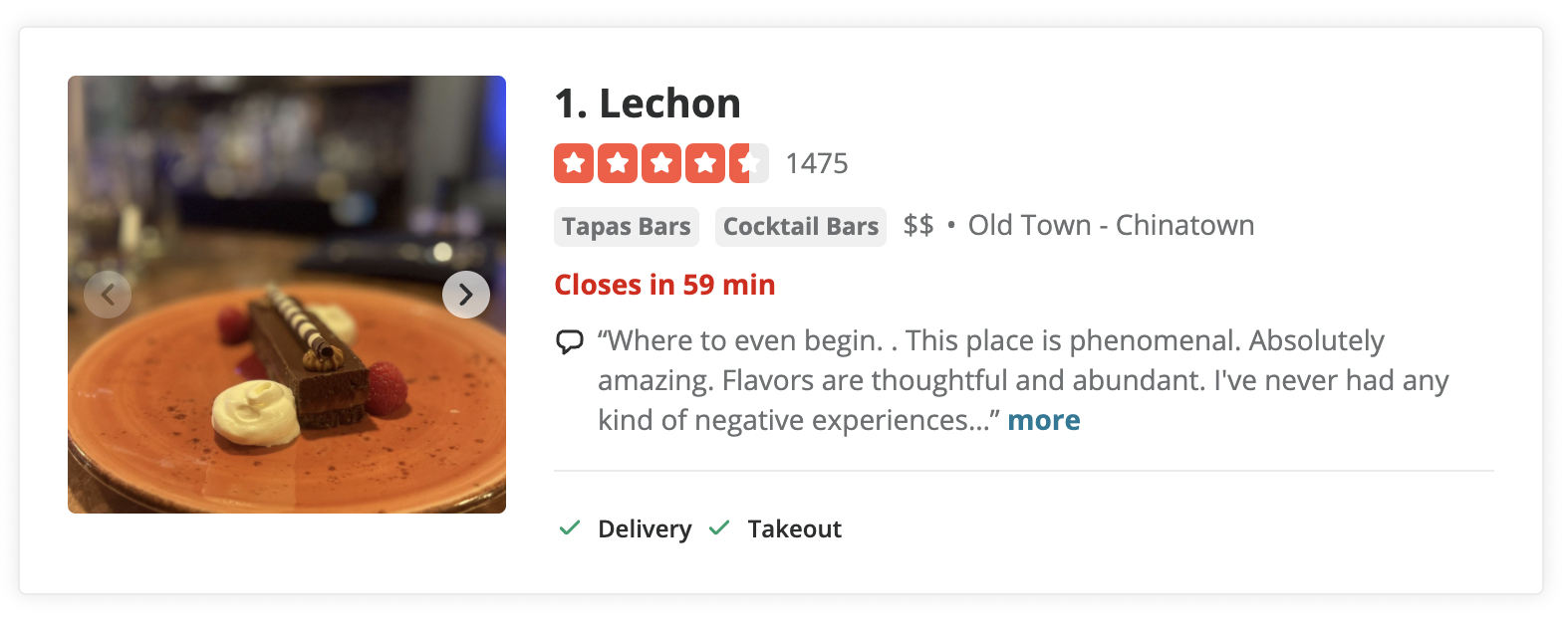 UI Component with visual hierarchy
